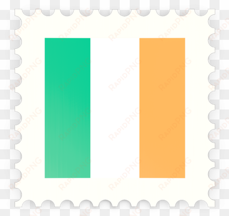 illustration of flag of ireland - ireland flag stamp png