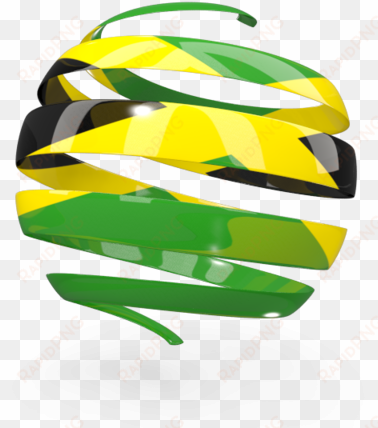 illustration of flag of jamaica - south african flag logos