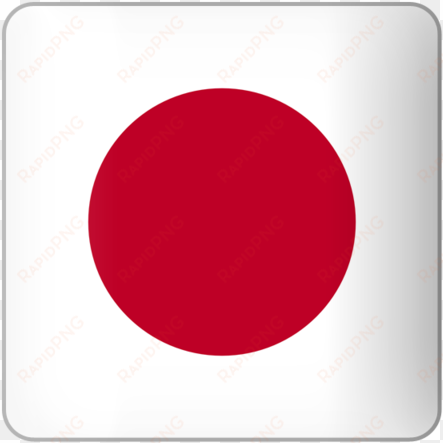 illustration of flag of japan - japan flag square