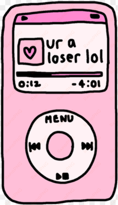 illustration of ipod - ur a loser lol