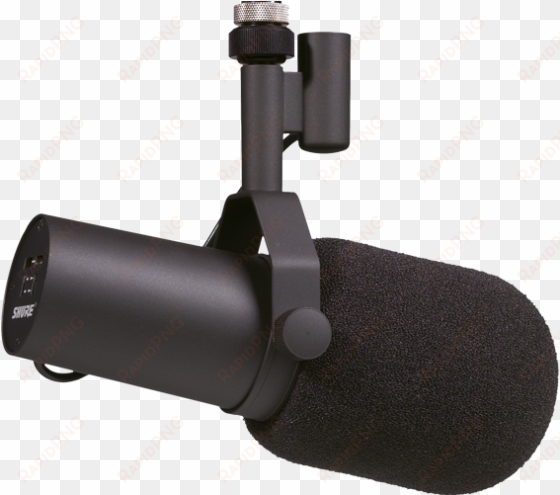 illustration shure sm7b studio microphone - shure sm7b transparent