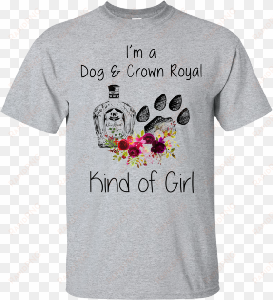 i'm a dog and crown royal whisky kind of girl t shirt - stranger things eggo shirt