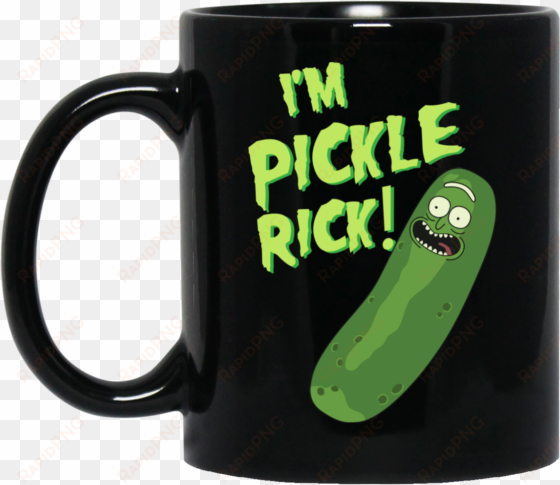 i'm pickle rick coffee mugs - pickle rick