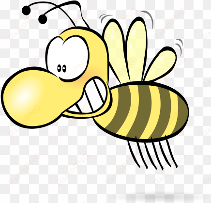 Image Black And White Transparent Bees Bee Illustration - Cartoon Bee No Background transparent png image