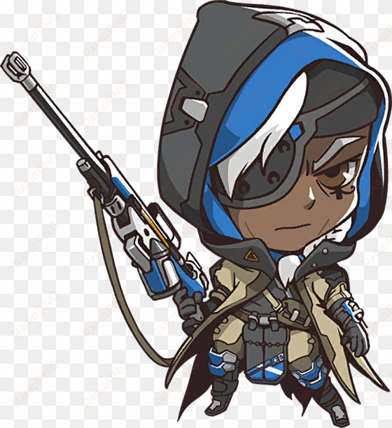 image cute wiki fandom - overwatch ana cute spray