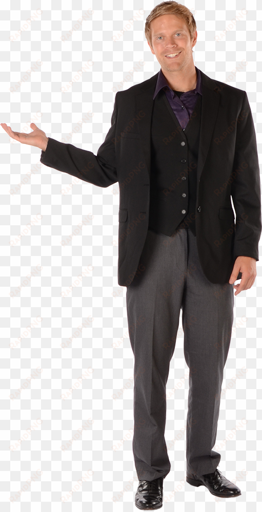 image description - man giving presentation png