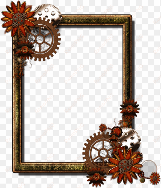 image du blog zezete2 - steampunk frame horizontal png hd