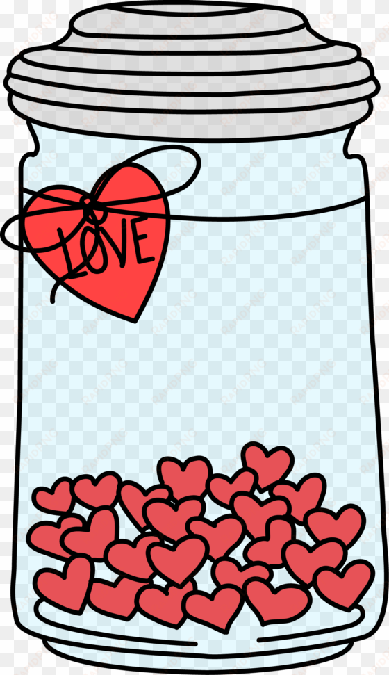 image for free love jar clip art - north carolina