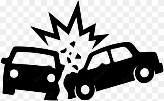 image free download accident clipart - black and white car crash clipart