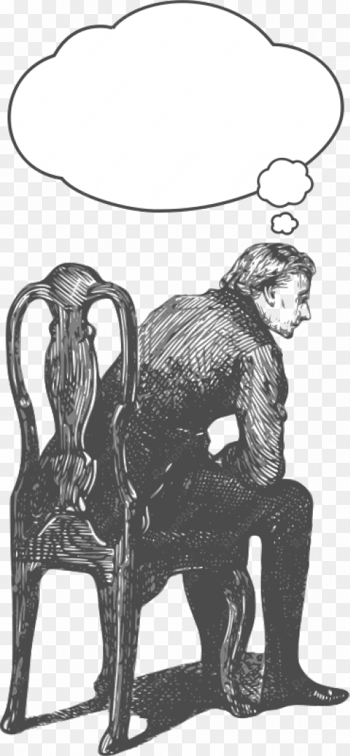 image free download vector of man sitting - desenho de homem sentado na cadeira