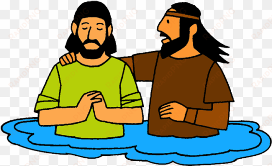 image freeuse library the of clip art images mission - jesus baptised in the river jordan drawing