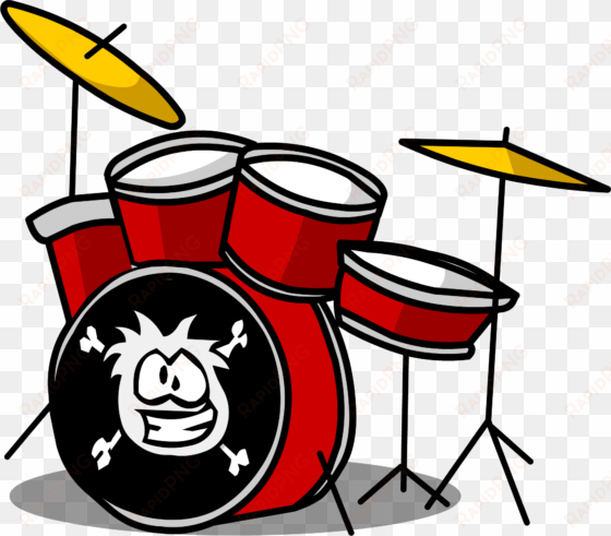 image kit sprite png club penguin wiki - drum kit png