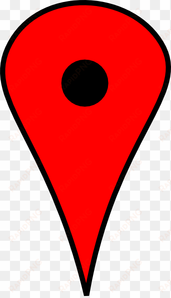 image library library red clip art at clker com vector - google maps icon red