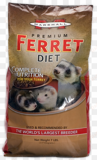 image - marshall pet - premium ferret diet - 7 lbs. bag