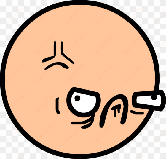 image of an angry face - mad face png