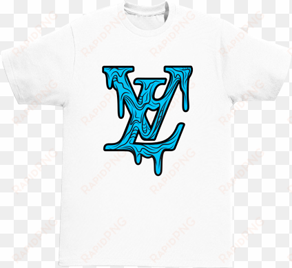 image of drippy v graphic tee shirt - active shirt
