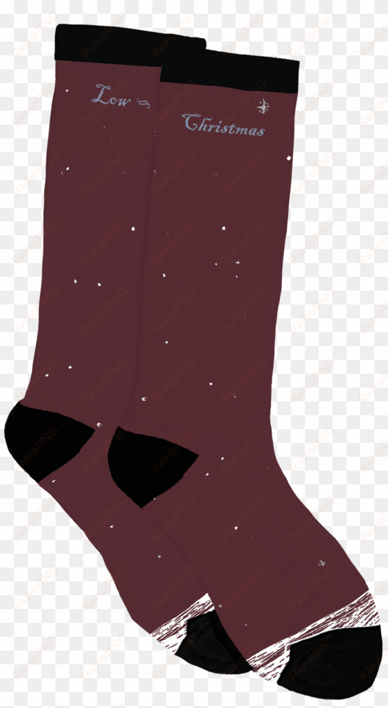 image of low christmas socks - holiday crew socks