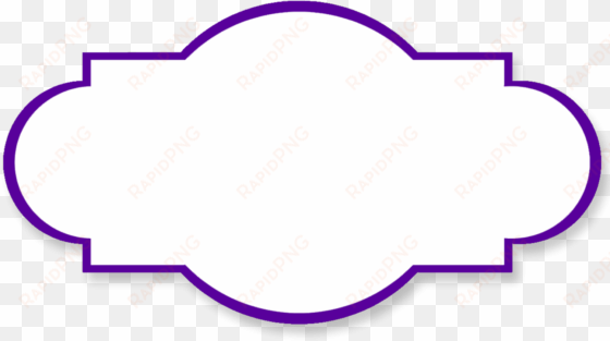 image of new fancy border template - border label png