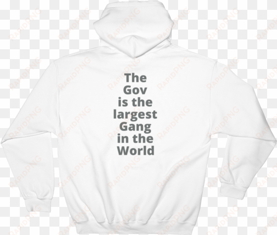 image of the gov white hoodie - hoodie