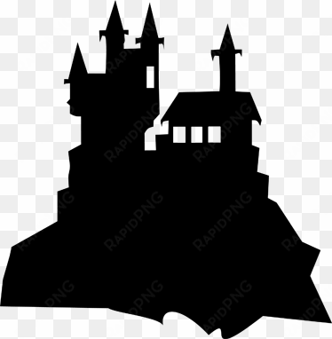 image result for castillo de dracula - silueta de castillo de terror