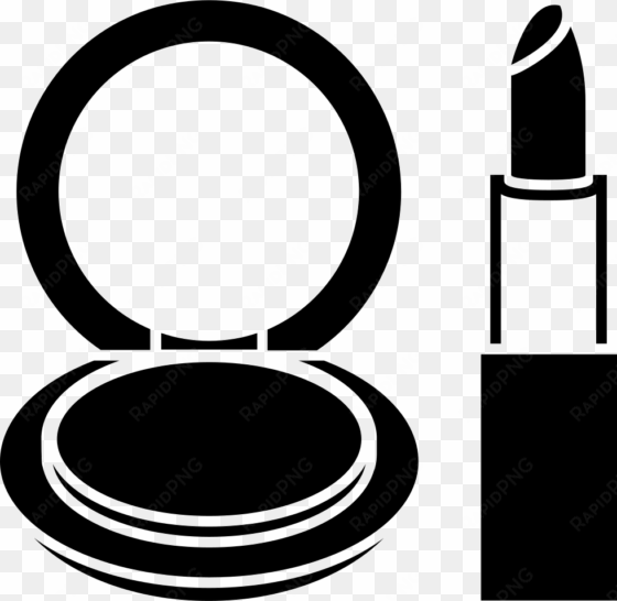 image result for makeup vector black and white - makeup icon transparent background