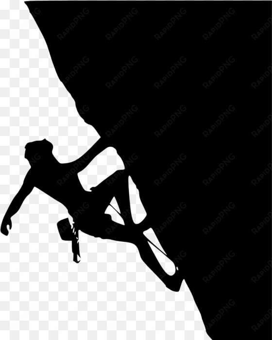image result for rock climbing clip art - rock climbing silhouette