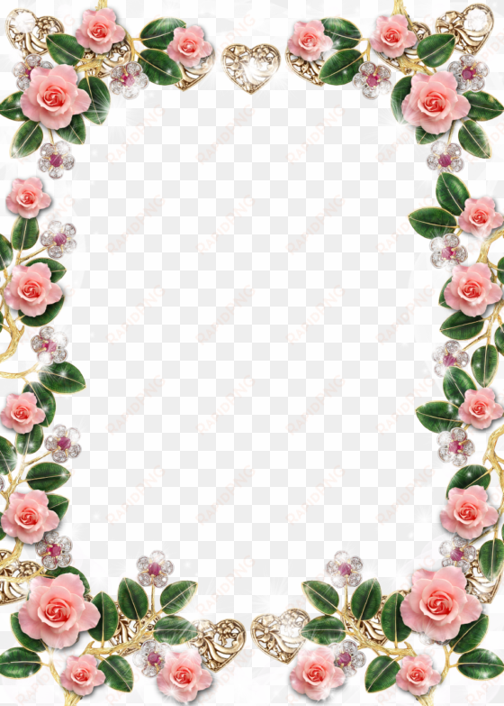 image result for rose flower frame png flower frame - rose flower frame