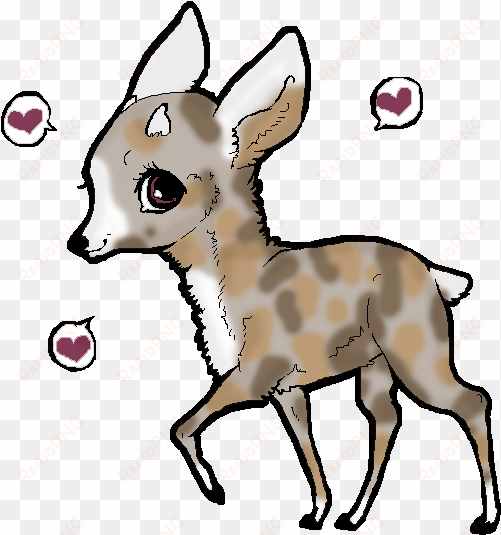 image royalty free library collection of free deers - cute deer drawing png