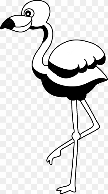 image royalty free stock clip art black and white panda - black and white flamingo clipart transparent background
