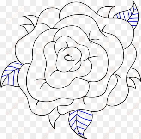 image royalty free stock how to draw a rose flower - drawing