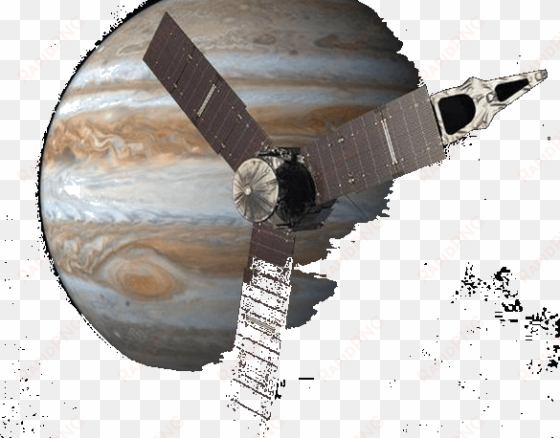 image shows the juno spacecraft - jupiter