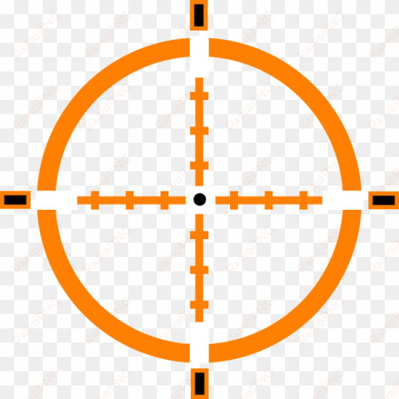 image transparent download clip art at clker com vector - sniper rifle crosshairs