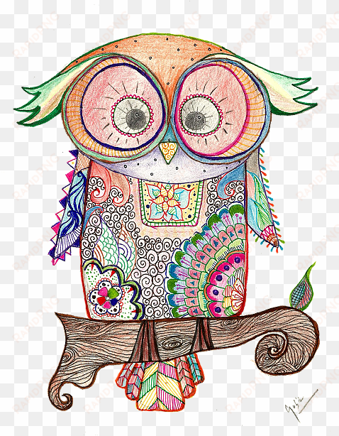 image transparent stock kolour more clear at night - colourful owl round ornament