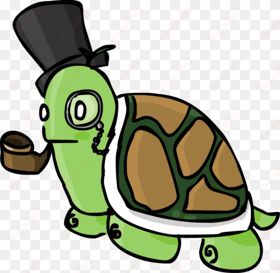 image - turtle with monocle