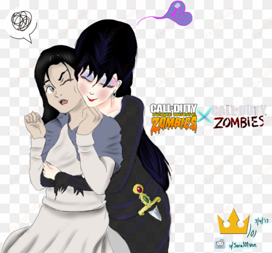 image[art] elvira and samantha - call of duty: zombies