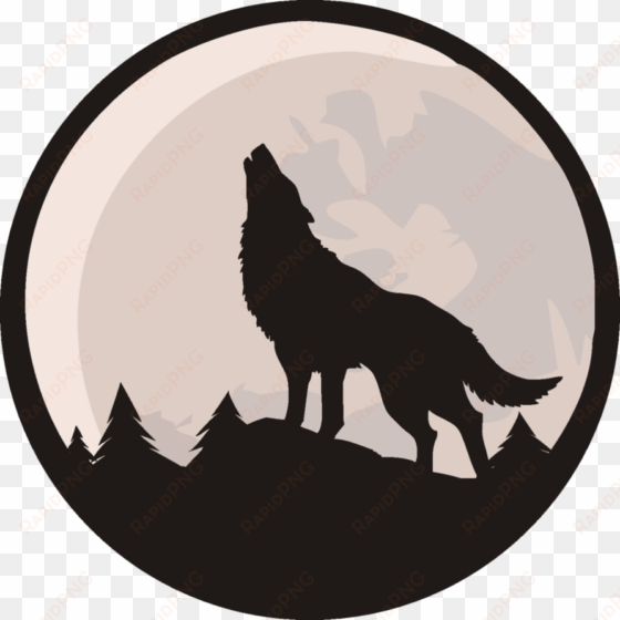 images of angry wolf vector png - howling wolf logo png