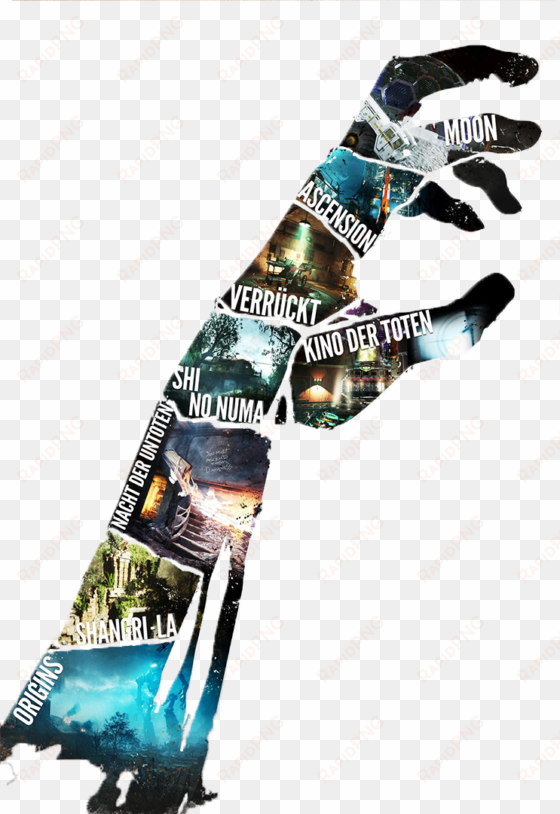 imagezombie chronicles hand cutout png - black ops 3 zombie chronicles