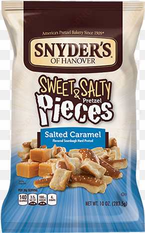 Imagine Buttery Caramel Accented With Flecks Of Salt - Salted Caramel Pretzel Snack transparent png image