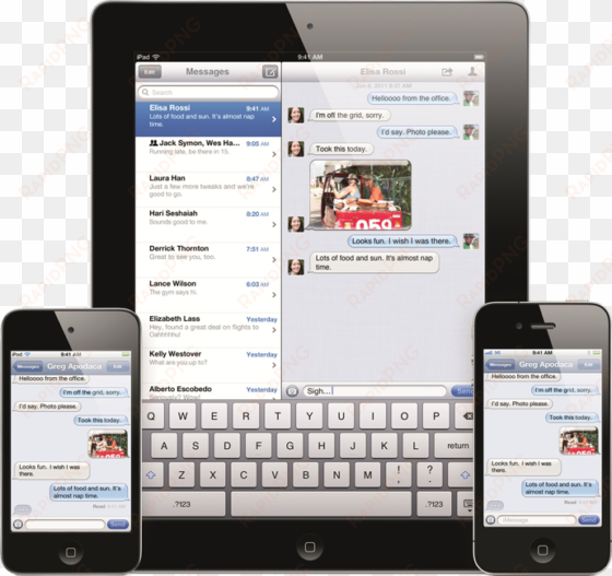 imessage - imessage on ipad