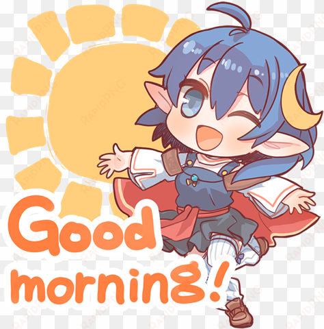 imessage rena good morning - sticker