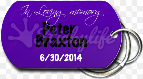 In Loving Memory Key Chain - Memory Key Chain transparent png image