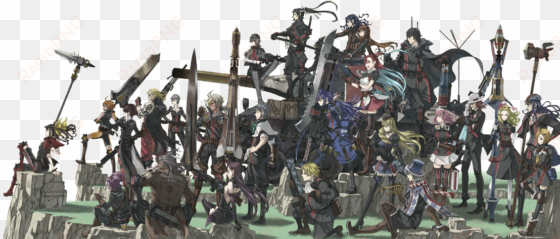 in vc3 you control squad 422, a - valkyria chronicles 3 artwork