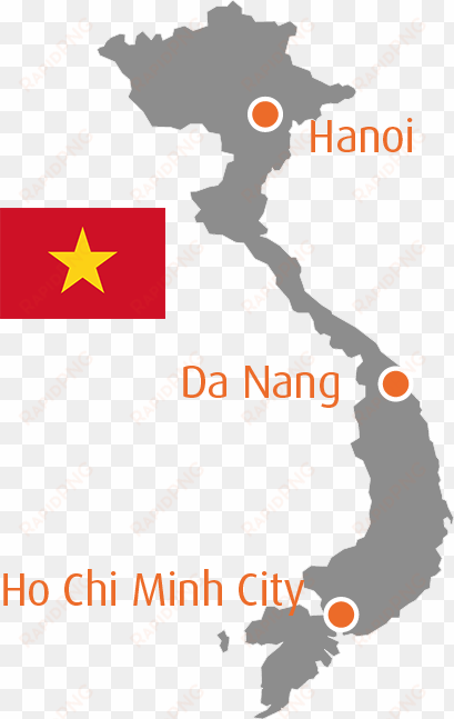 in vietnam, unicare atalian operates across the whole - vietnam map png