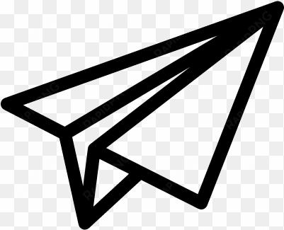 inclined paper plane vector - logo paper plane png