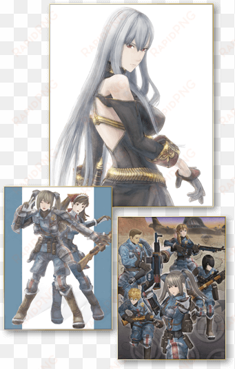 includes all extra content* - valkyria chronicles selvaria posters