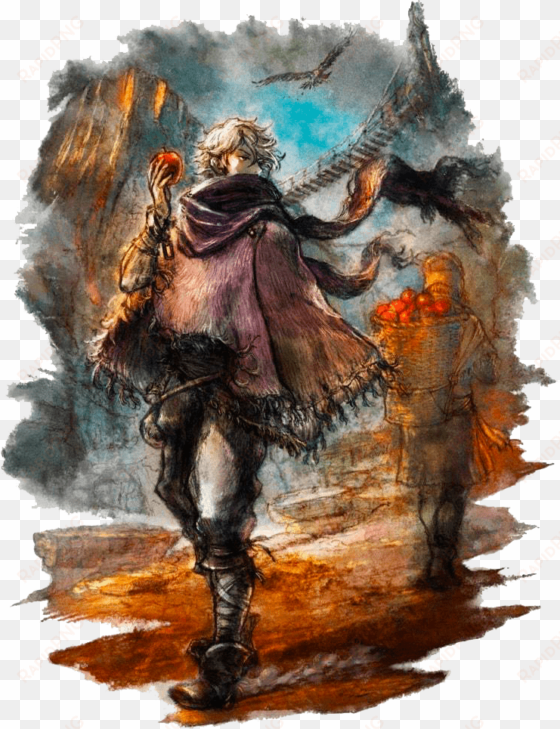 incluso en las batallas más ordinarias, nos veremos - therion octopath traveler characters
