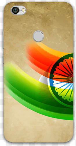 india tricolor with ashok chakra redmi y1 mobile back - mobile phone case