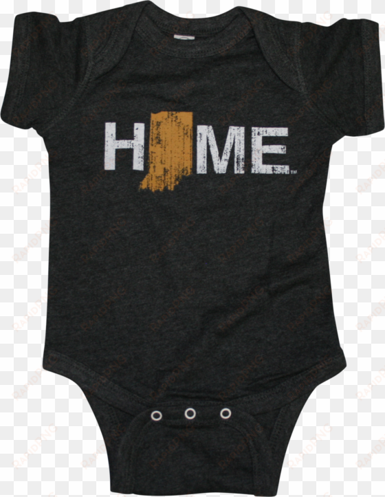 indiana home outline onesie - active shirt