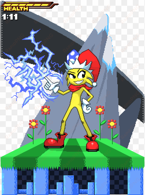 indie game spark the electric - spark the electric jester fanart