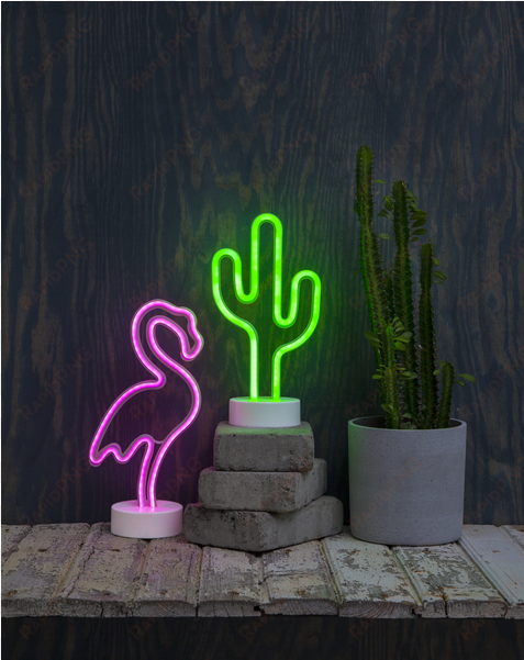 indoor decoration neonlight - cactus
